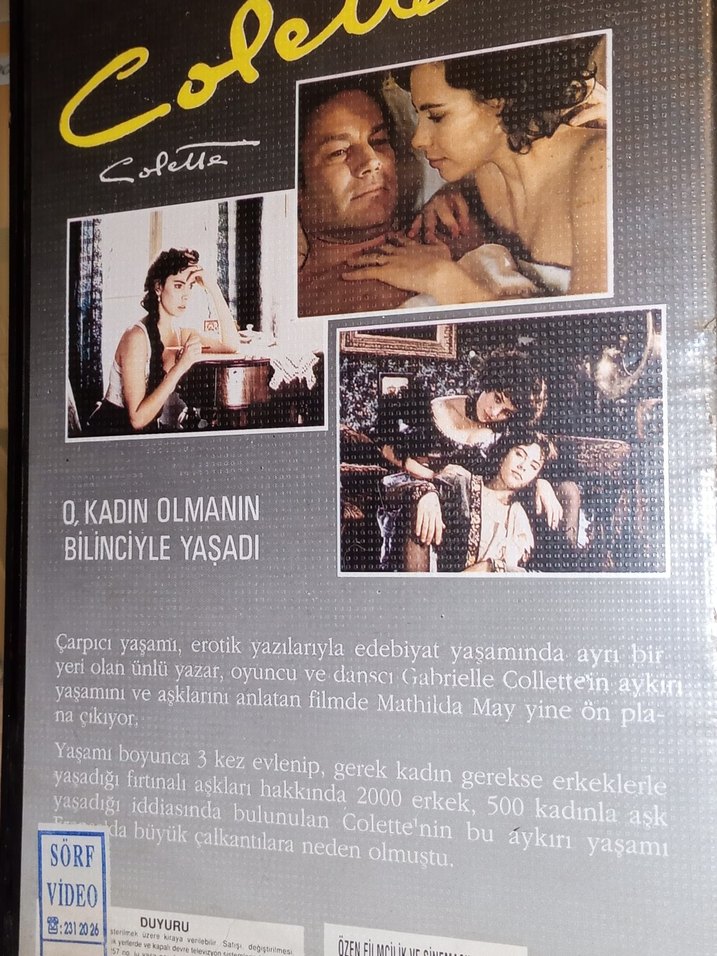 Colette - Klaus Maria Brandauer VHS Kaset - Görsel 2