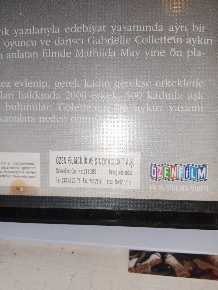 Colette - Klaus Maria Brandauer VHS Kaset - Görsel 5