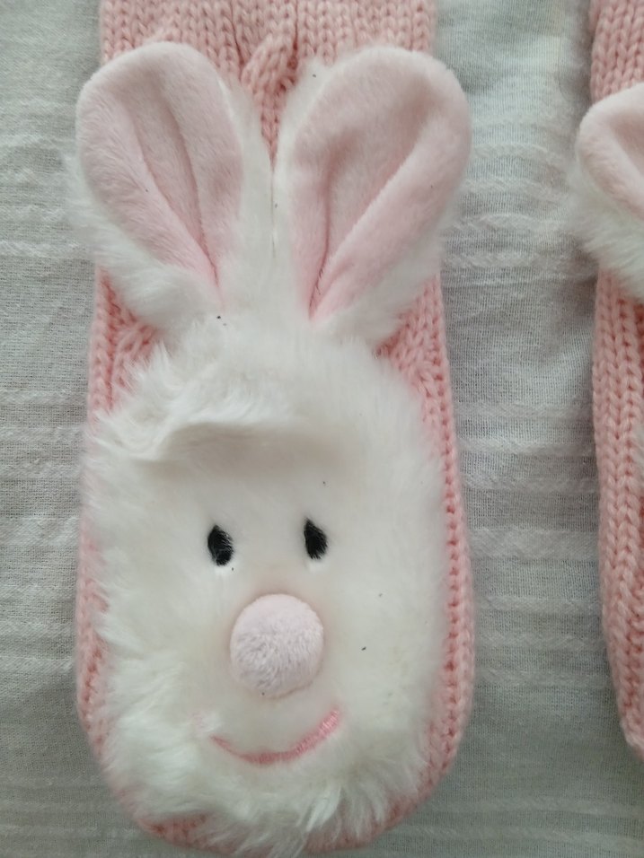 Pembe Örgü Kız Çocuk Ev Terliği - Görsel 4