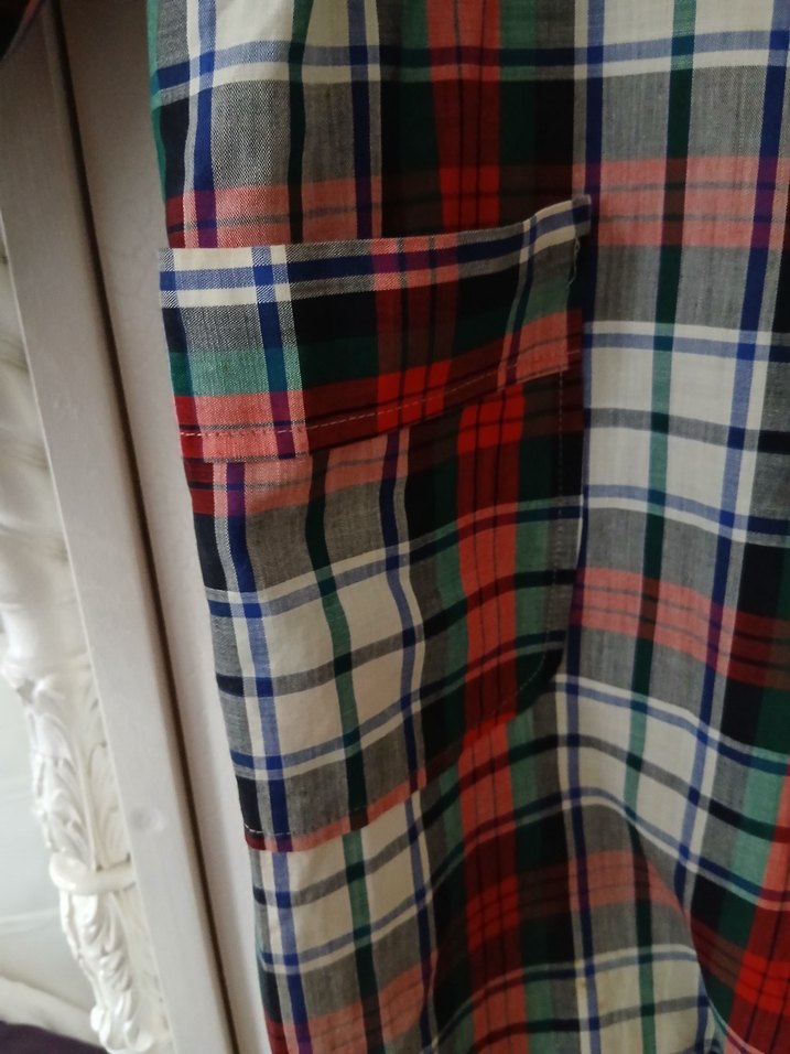 Kadın Ekose Desenli Uzun Salaş sabahlık - Görsel 2