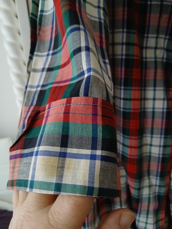 Kadın Ekose Desenli Uzun Salaş sabahlık - Görsel 3