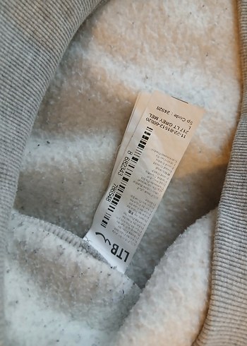 Gri Kapüşonlu Kadın Sweatshirt LTB - Görsel 6