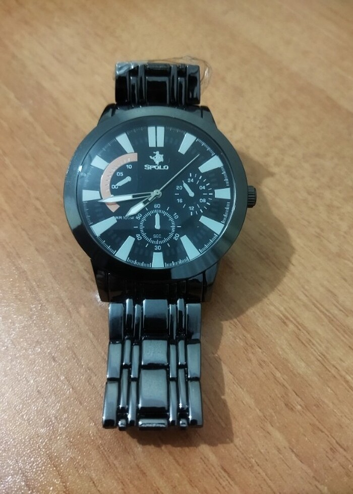SPOLO Çelik Su Geçirmez Erkek Kol Saati - Görsel 5