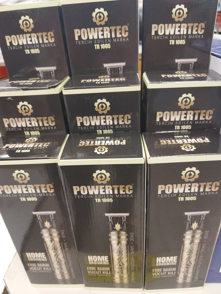 Powertec TR1005 Altın Renkli Tıraş Makinesi - Görsel 3