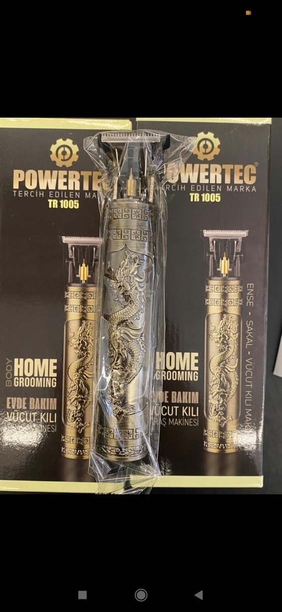 Powertec TR1005 Altın Renkli Tıraş Makinesi - Görsel 4