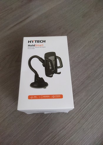 360° Dönerli Siyah Telefon Tutucu - Görsel 3