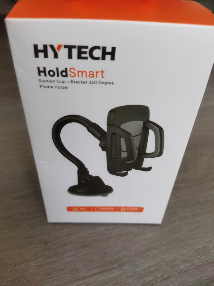 360° Dönerli Siyah Telefon Tutucu - Görsel 4