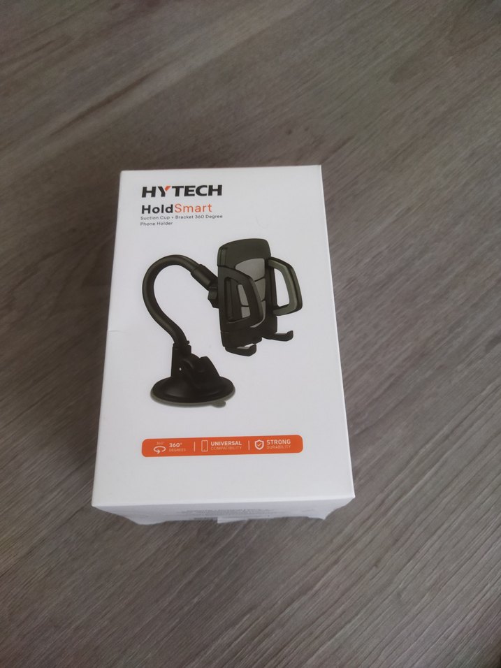 360° Dönerli Siyah Telefon Tutucu - Görsel 3