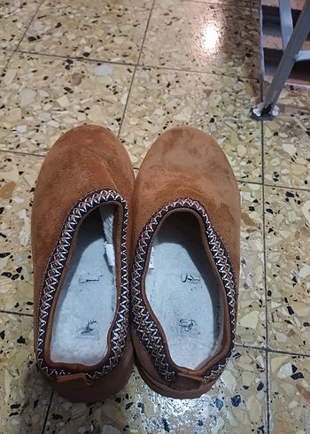 kadin Kahverengi Sıcak Terlikler - Görsel 2