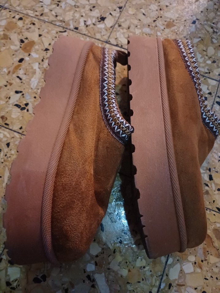 kadin Kahverengi Sıcak Terlikler - Görsel 3