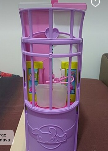 Pastel Pembe Oyuncak Ev Seti - Görsel 6