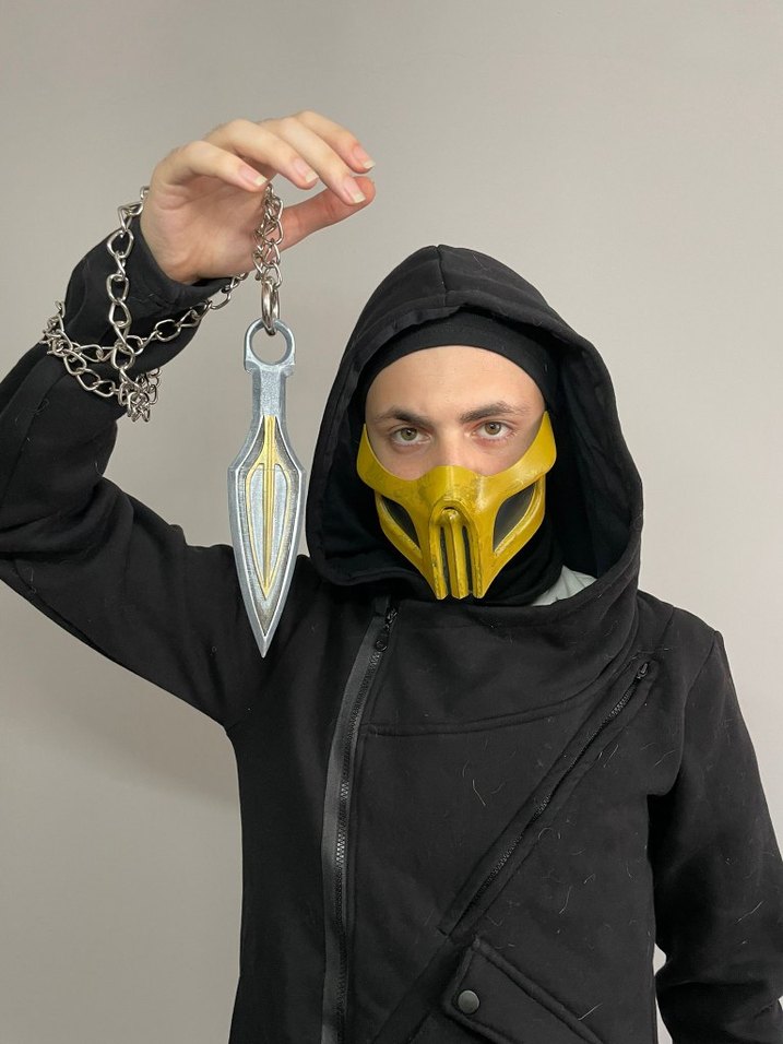 scorpion mask - Görsel 2