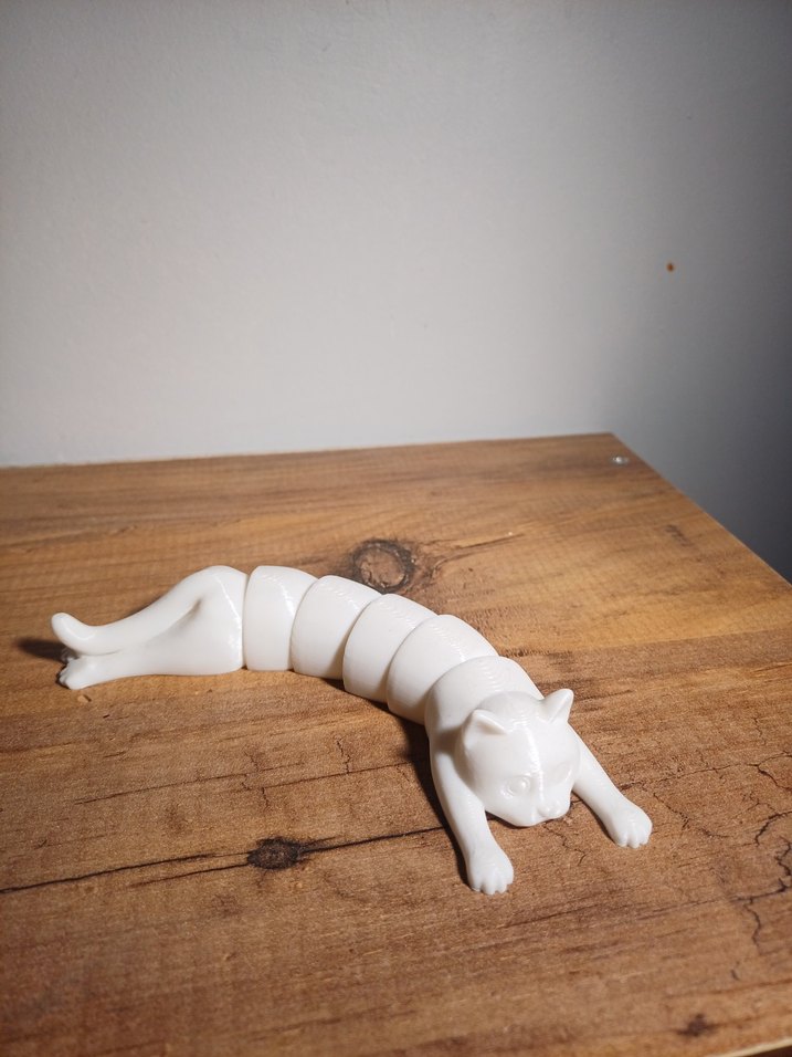 Beyaz Kedi Figürin - Görsel 2