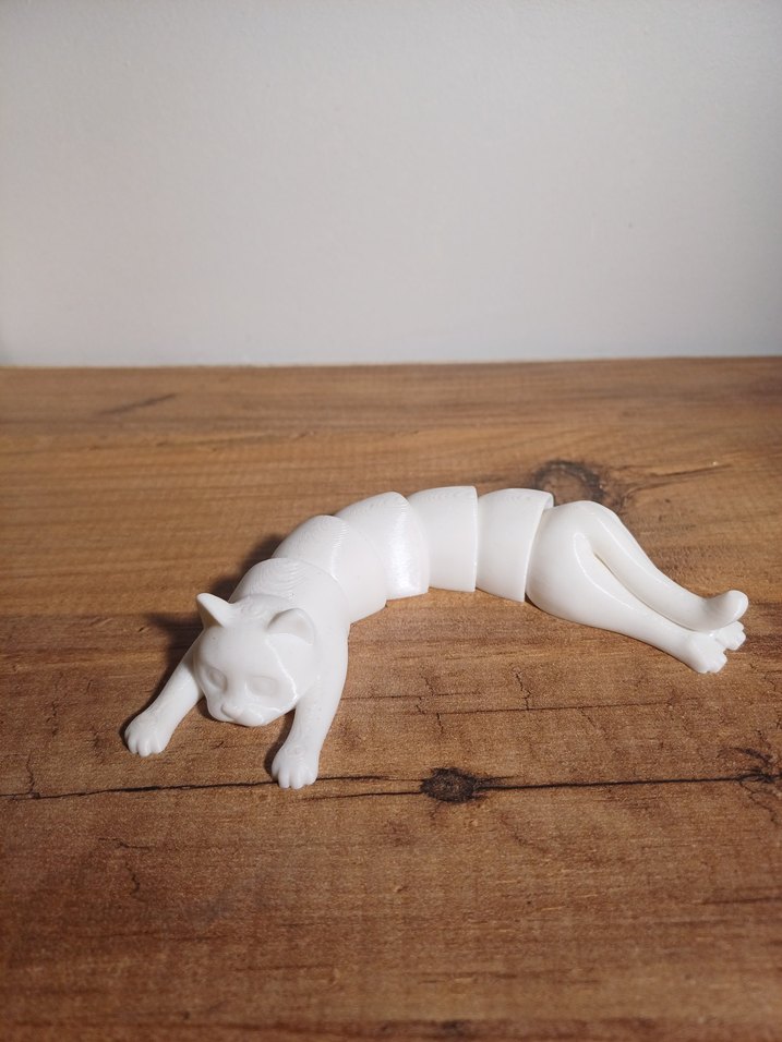 Beyaz Kedi Figürin - Görsel 3