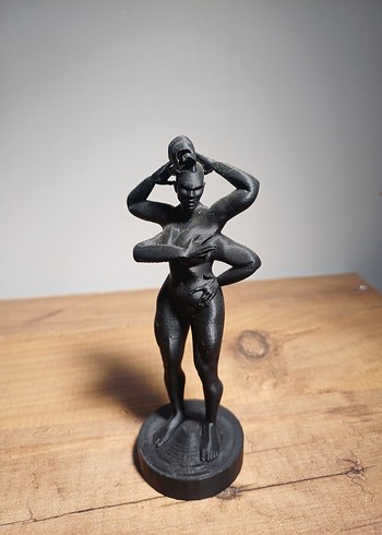 Siyah Çok Kollu Kadın Figürlü Biblo - Görsel 2