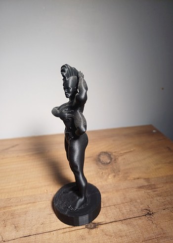 Siyah Çok Kollu Kadın Figürlü Biblo - Görsel 3