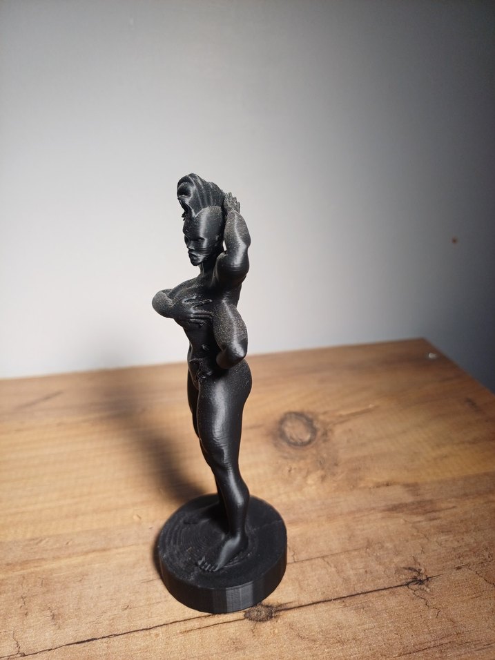 Siyah Çok Kollu Kadın Figürlü Biblo - Görsel 3