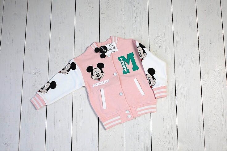 İhraç fazlası orjinal mickey kolej ceket