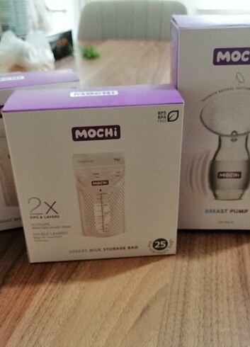 Mochi Süt Sağma Pompası+Süt Saklama Poşeti