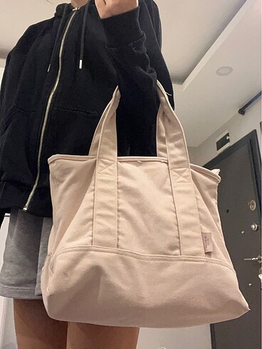 Pull and Bear Pudra Pembe Pilates Çantası