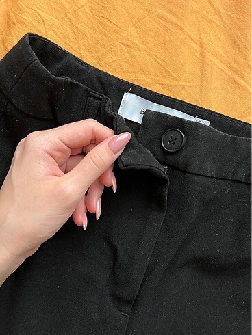 xs Beden Bershka Siyah Kumaş Pantolon
