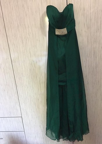 İçi kısa arkası uzun model abiye bir defa giyildi 34 beden - Görsel 3