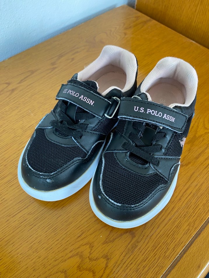 Erkek Çocuk Siyah U.S. Polo Assn. Spor Ayakkabı - Görsel 3