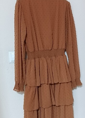 Kahverengi elbise