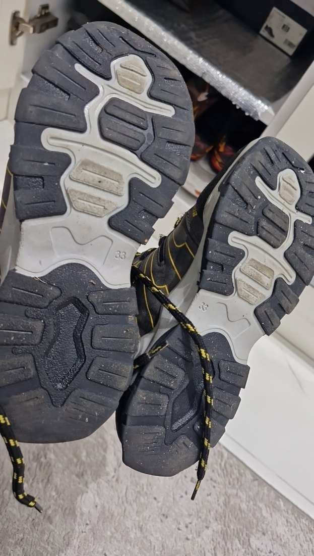 Sarı Detaylı Gri Erkek Çocuk Bağcıklı Bot - Görsel 5