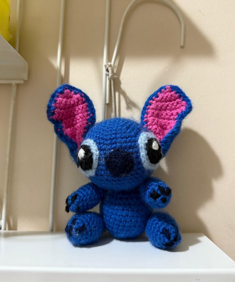 Renkli Mavi Örgü Oyuncak (STİCK) - Görsel 2