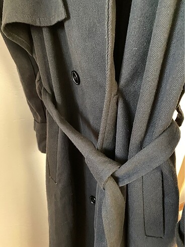 Siyah trençhcoat - Görsel 4