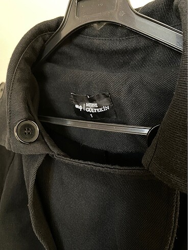 Siyah trençhcoat - Görsel 3