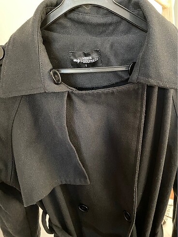 Siyah trençhcoat - Görsel 2