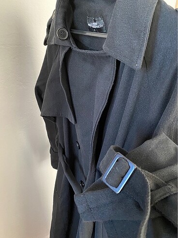 Siyah trençhcoat - Görsel 5