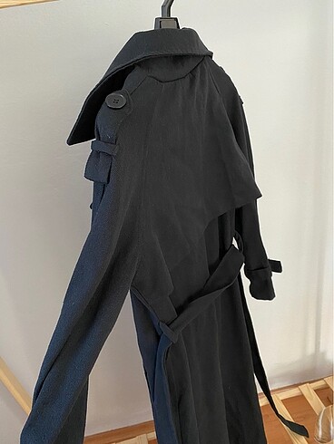 Siyah trençhcoat - Görsel 9