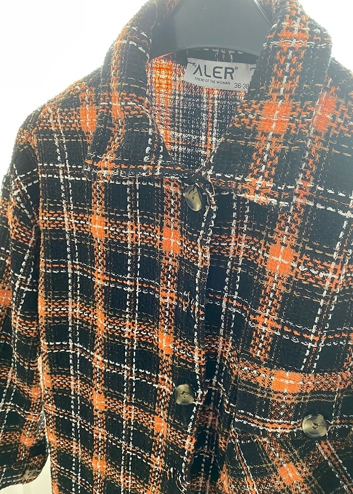 Tüvil ceket gömlek - Görsel 2