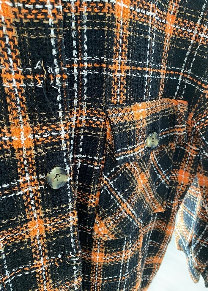 Tüvil ceket gömlek - Görsel 4