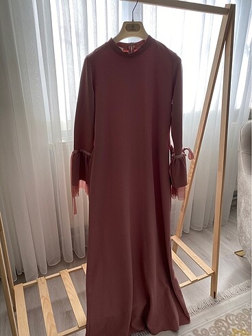 Pembe elbise - Görsel 5