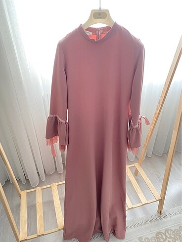 Pembe elbise - Görsel 7