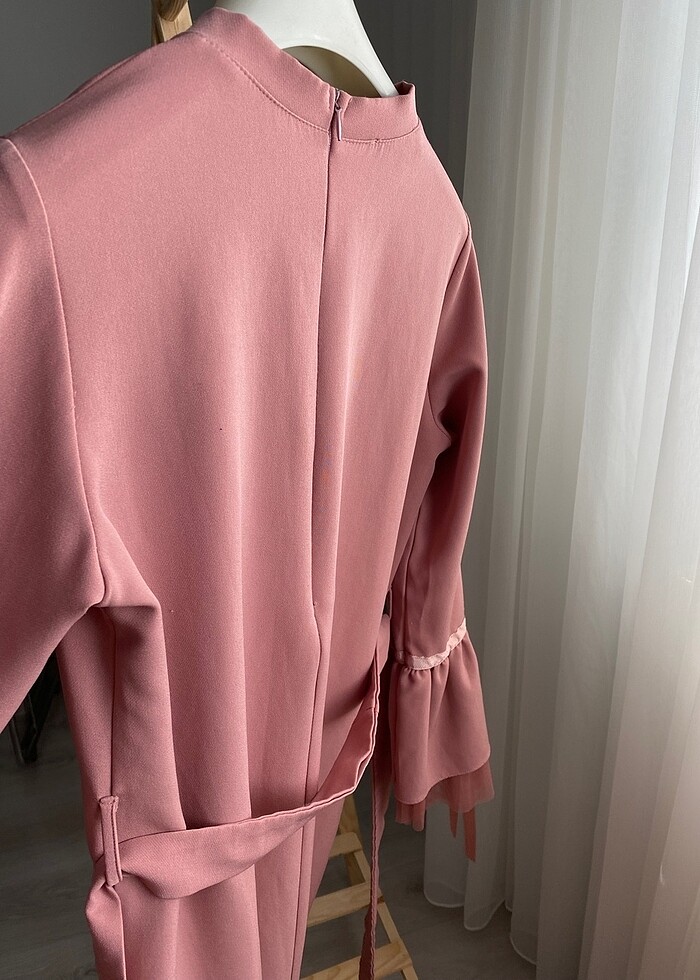 Pembe elbise - Görsel 4