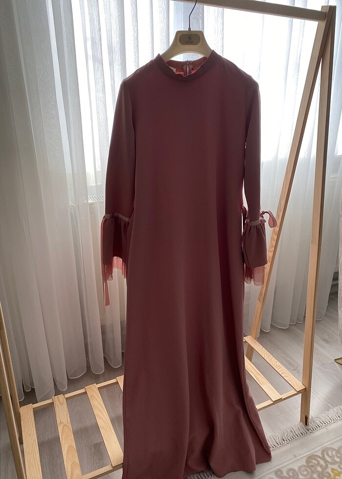 Pembe elbise - Görsel 5