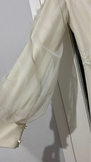 Beyaz elbise - Görsel 9