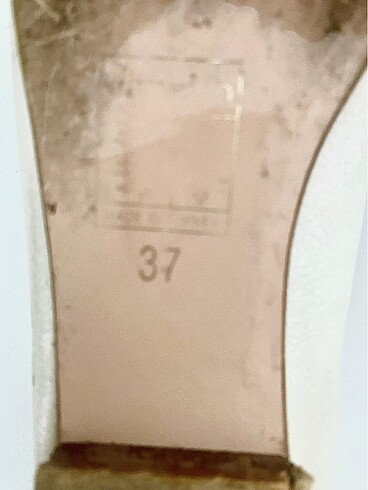 Beyaz taşlı Babet - Görsel 5