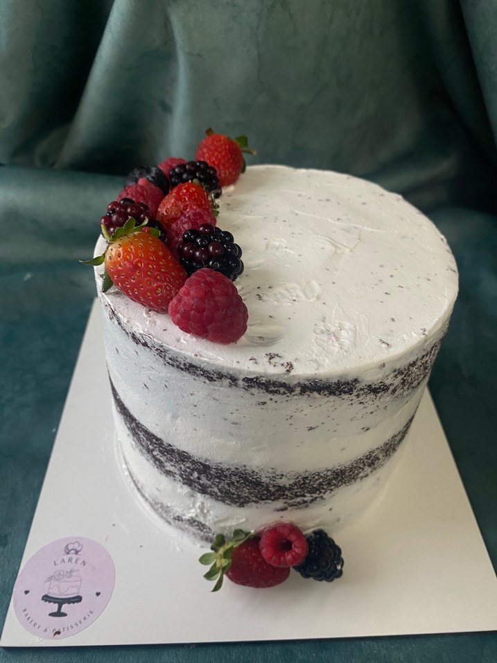 Beyaz Modern Klasik Pasta Altlığı - Görsel 4