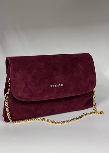 Beymen  Zincir Detaylı Süet Çanta - Görsel 6