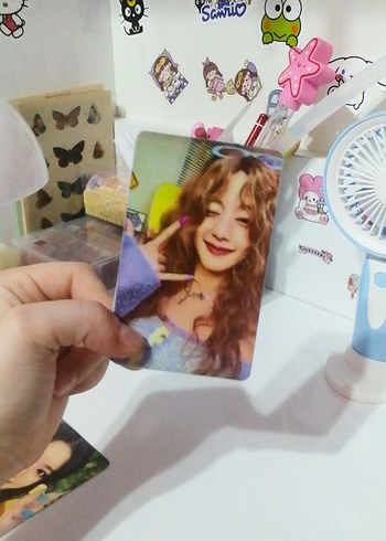 (İ) dle fanmade photocard - Görsel 7