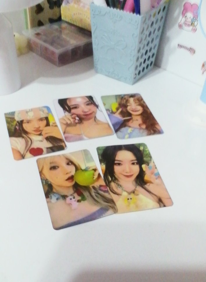 (İ) dle fanmade photocard - Görsel 2