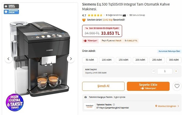 Diğer Kahve makinesi