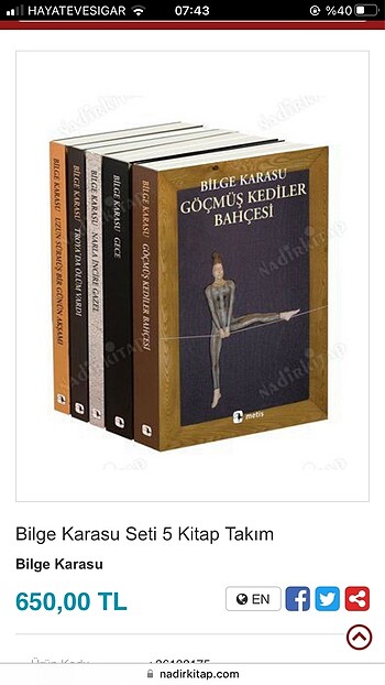 Bilge Karasu Kitapları