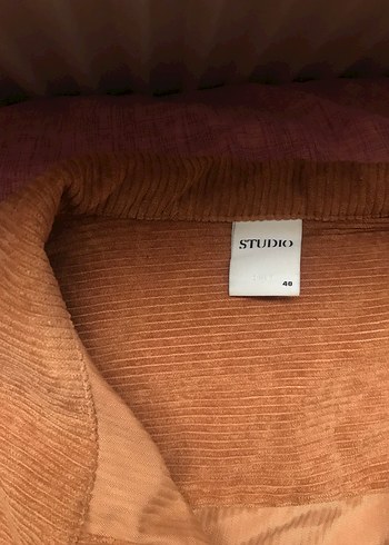 Kahverengi Fitilli Kadife Gömlek Ceket - Görsel 3